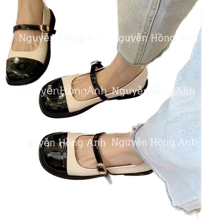 giày mary jane (giầy đốc bệt) da mềm nhiều màu phong cách hàn quốc cho nữ