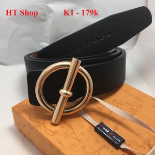 Thắt lưng da nam thời trang - bản 3cm