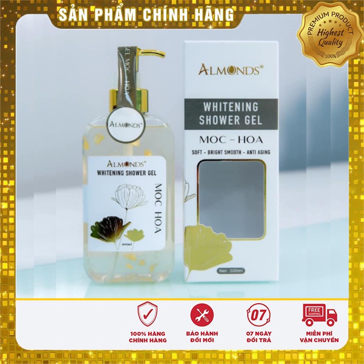 [Chính Hãng] sữa tắm mộc hoa almonds