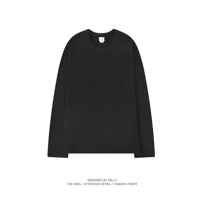Áo phông Nelly Heybig dài tay trơn màu đen