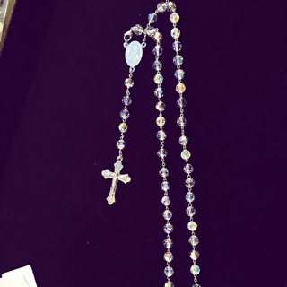 Chuỗi 50 kinh Phale Áo swarovski 6 ly tròn