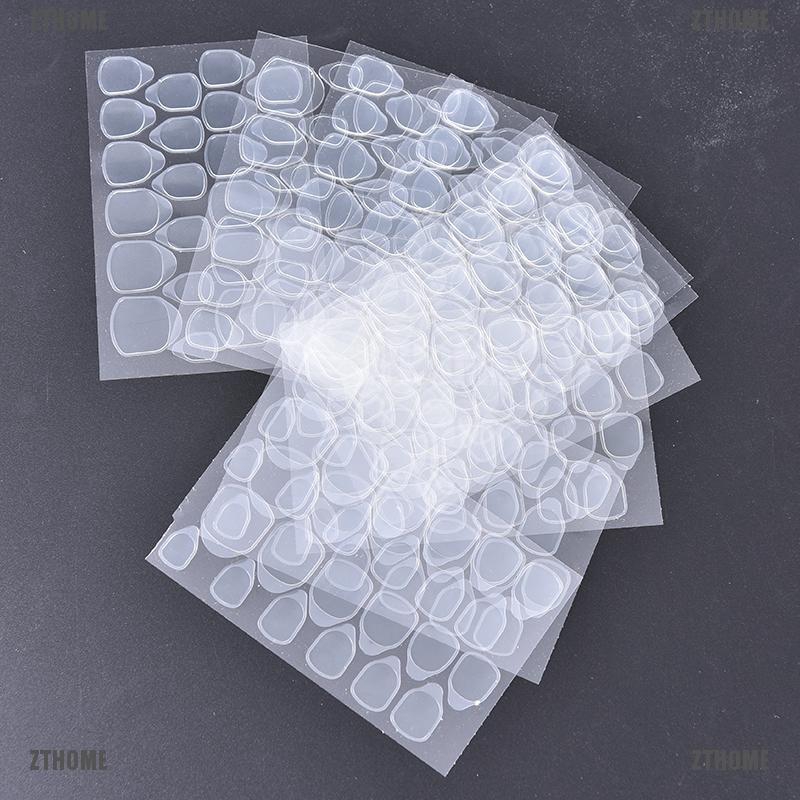 Kj♠ Bộ 10 Móng Tay Giả Trong Suốt Tự Dính