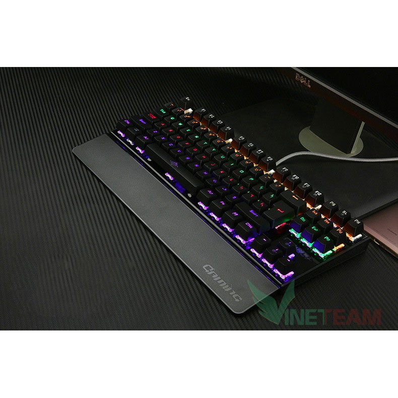Bàn Phím Cơ Gaming K28 Pro Keyboard Có 10 Chế Độ Led Khác Nhau Siêu Đẹp + Tặng Đế Lót Tay