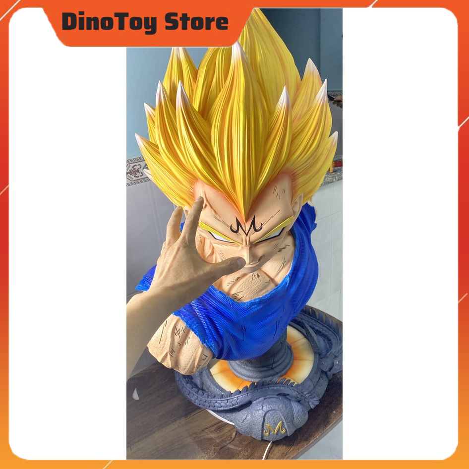Mô hình Bust Majin Vegeta bán thân 1:1 Cao 100cm - Siêu phẩm mô hình Dragon Ball
