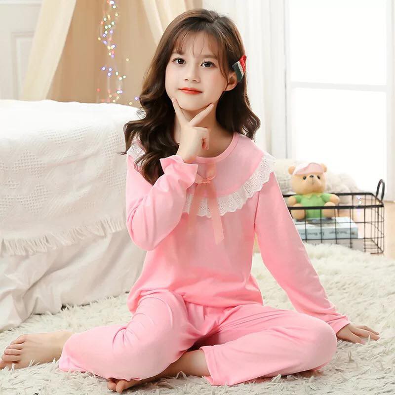 Đồ bộ Pijama cho bé gái  Beeshop thiết kế họa tiết siêu dễ thương full size PMM