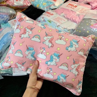 Gối mugi cottong lụa trẻ em