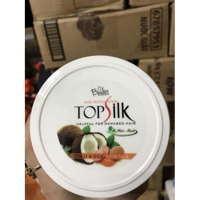 Kem ủ tóc TOPSILK tinh chất dừa 550ml
