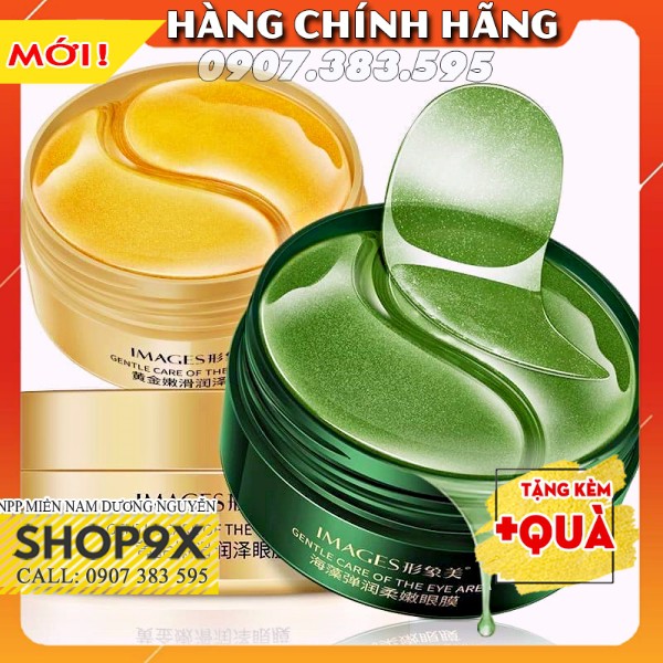 Hộp 60 Miếng Mặt Nạ Mắt Trà Xanh Tảo Biển Giảm Thâm Quầng Bọng Mắt | BigBuy360 - bigbuy360.vn