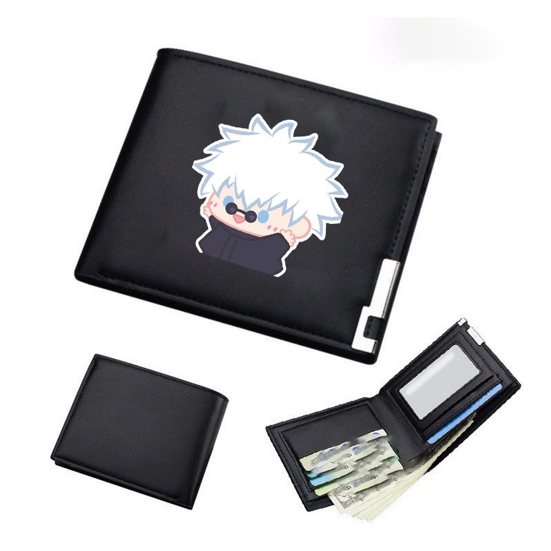 Ví da cầm tay nam nữ GOJO in hình JUJUTSU KAISEN Chú Thuật Hồi Chiến anime chibi xinh xắn thời trang