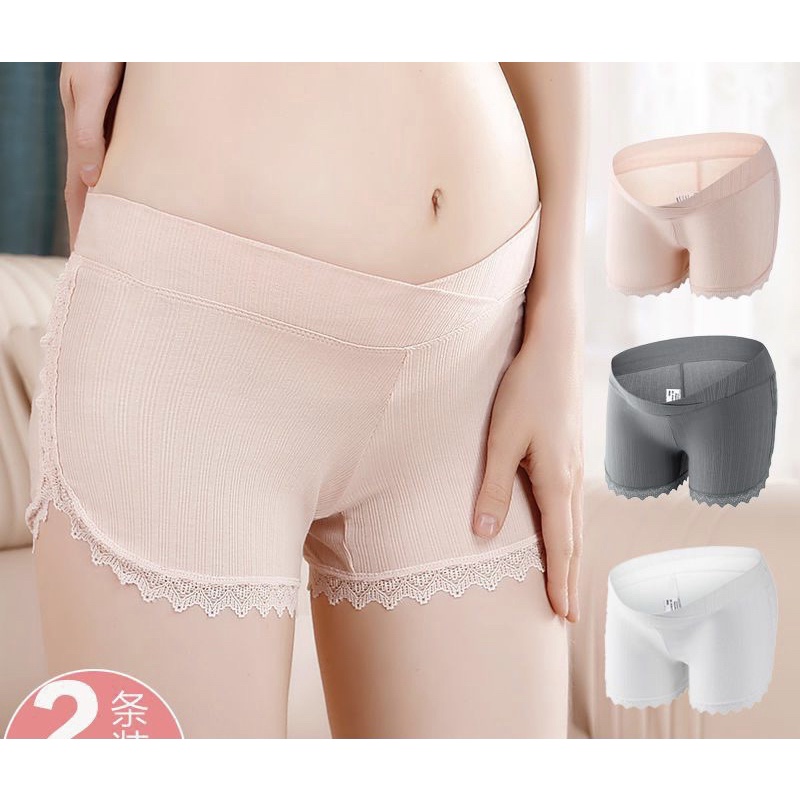 ♥️ Quần Lót bầu ♥️  kiểu dáng trẻ trung, quần váy bầu cạp chéo siêu xinh