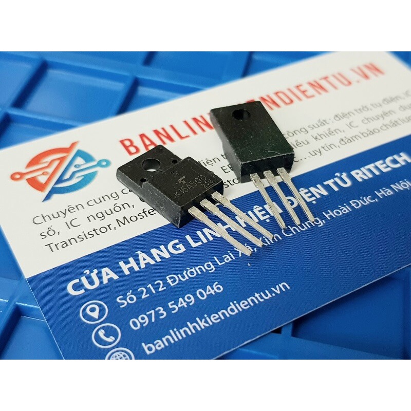 [ Combo 4 chiếc ] K15A50D TK15A50D Mosfet Kênh N 15A 500V TO-220F