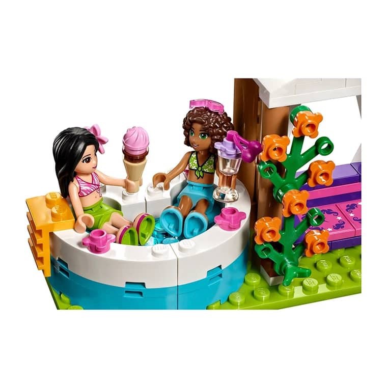 xả hết hàng - Bộ lắp ráp kiểu lego friends - Bể bơi thành phố cùng mùa hè của Martina