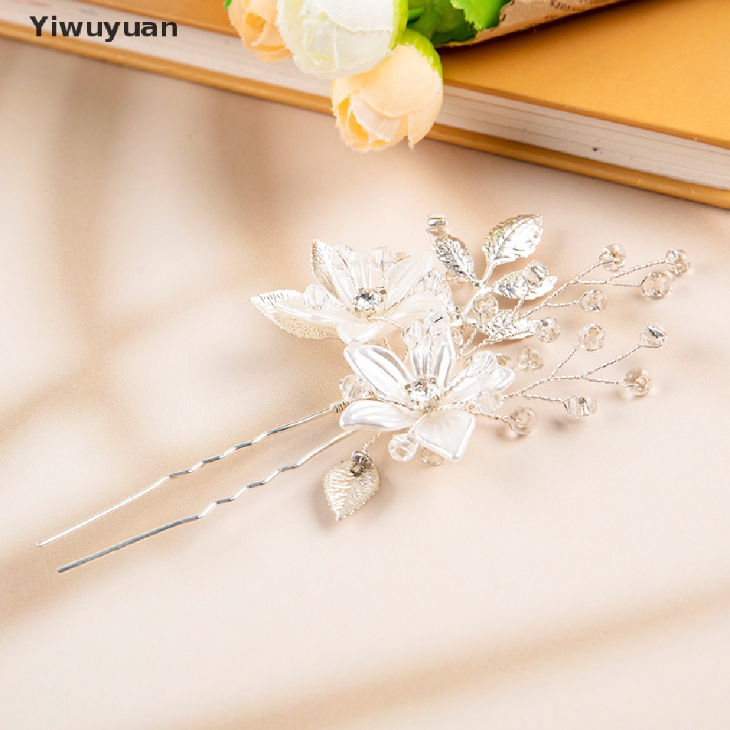 Kẹp Tóc Hình Hoa Đính Đá Thời Trang Cho Nữ