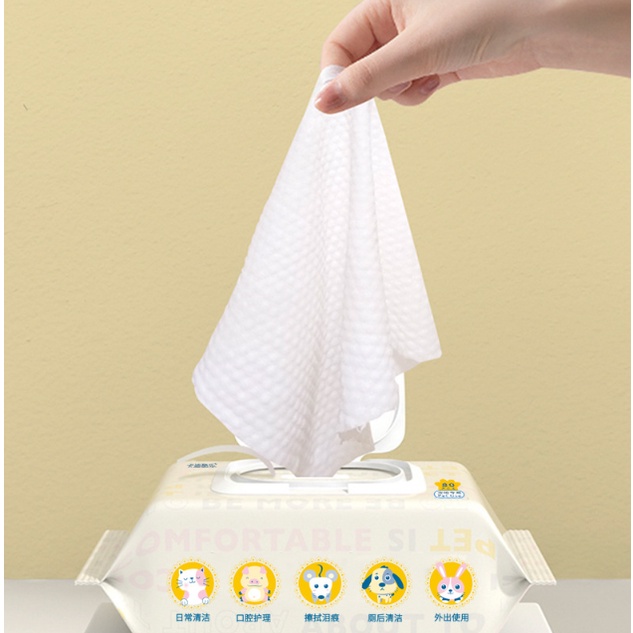 Khăn Ướt Vệ Sinh Cho Chó Mèo Pet Cleaning Wipes