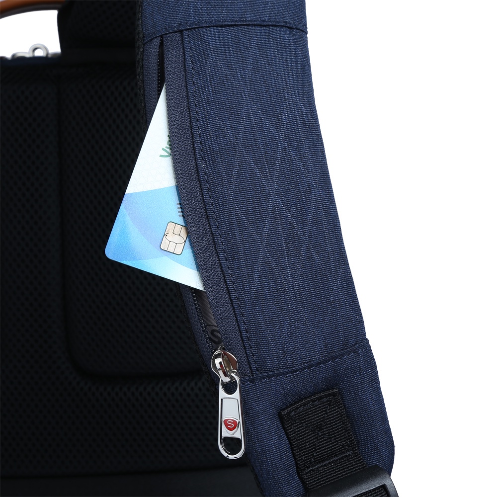 Chính hãng SAKOS Balo Laptop sakos, Balo Thời Trang Phối Da SAKOS MATURA 14 15" NEW 2023