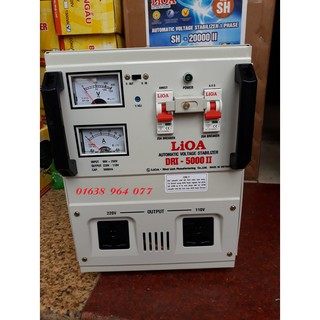 Ổn áp LiOA 5KVA DRI-5000 II dải 90V-250V thế hệ mới dây đồng nguyên chất