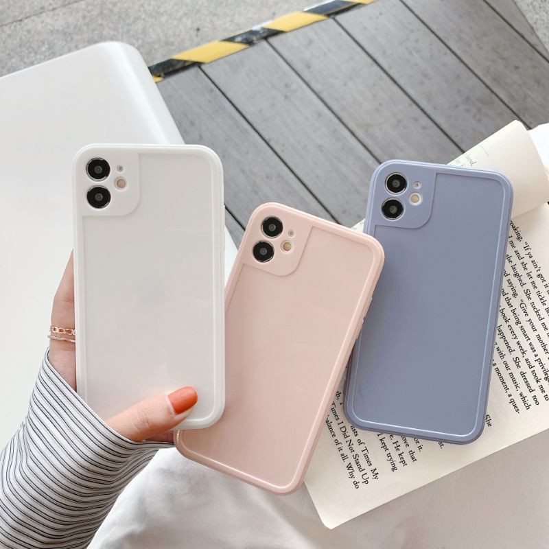Ốp dẻo màu vuông IPHONE 12promax/12pro/12/11promax/11/xsmax/x/8plus/7plus