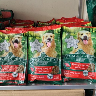 Thức ăn chó Classic Pets vị thịt bò - 400g