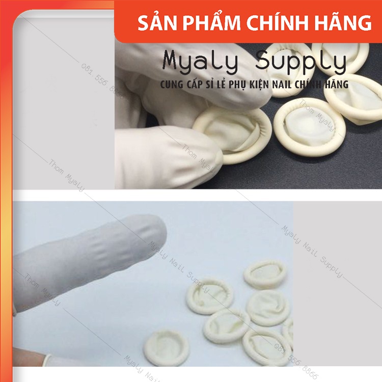 Găng Tay Ngón Cao Su Làm Móng 270 Chiếc SP000731