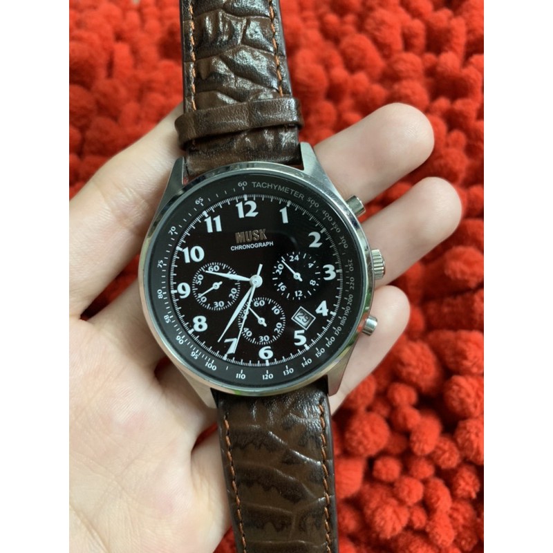 Đồng hồ Nam Musk Chronographs hàng si