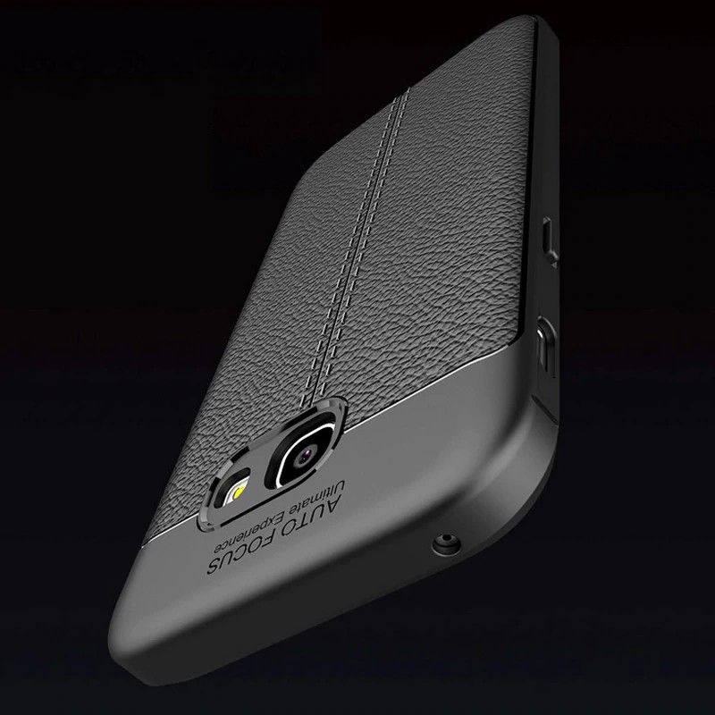 Ốp Lưng Auto Focus Vân Da Cho Samsung A7/ A5 (2017)