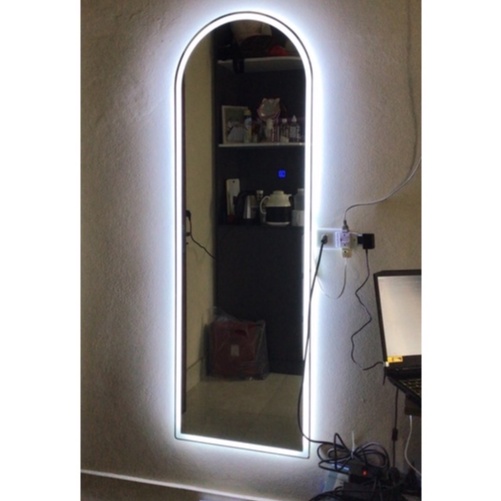 Gương led toàn thân hình mái vòm treo tường tính năng led 3 màu cách viền kích thước 60x170cm BTIÊU CHUẨN MIRRORTOCTOC