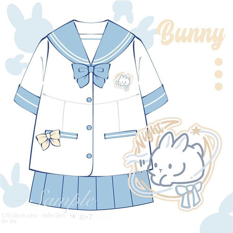 Berry Meow JK mẫu giáo ban đầu đồng phục jk dễ thương bộ đồ thủy thủ mùa xuân và mùa hè phù hợp với học