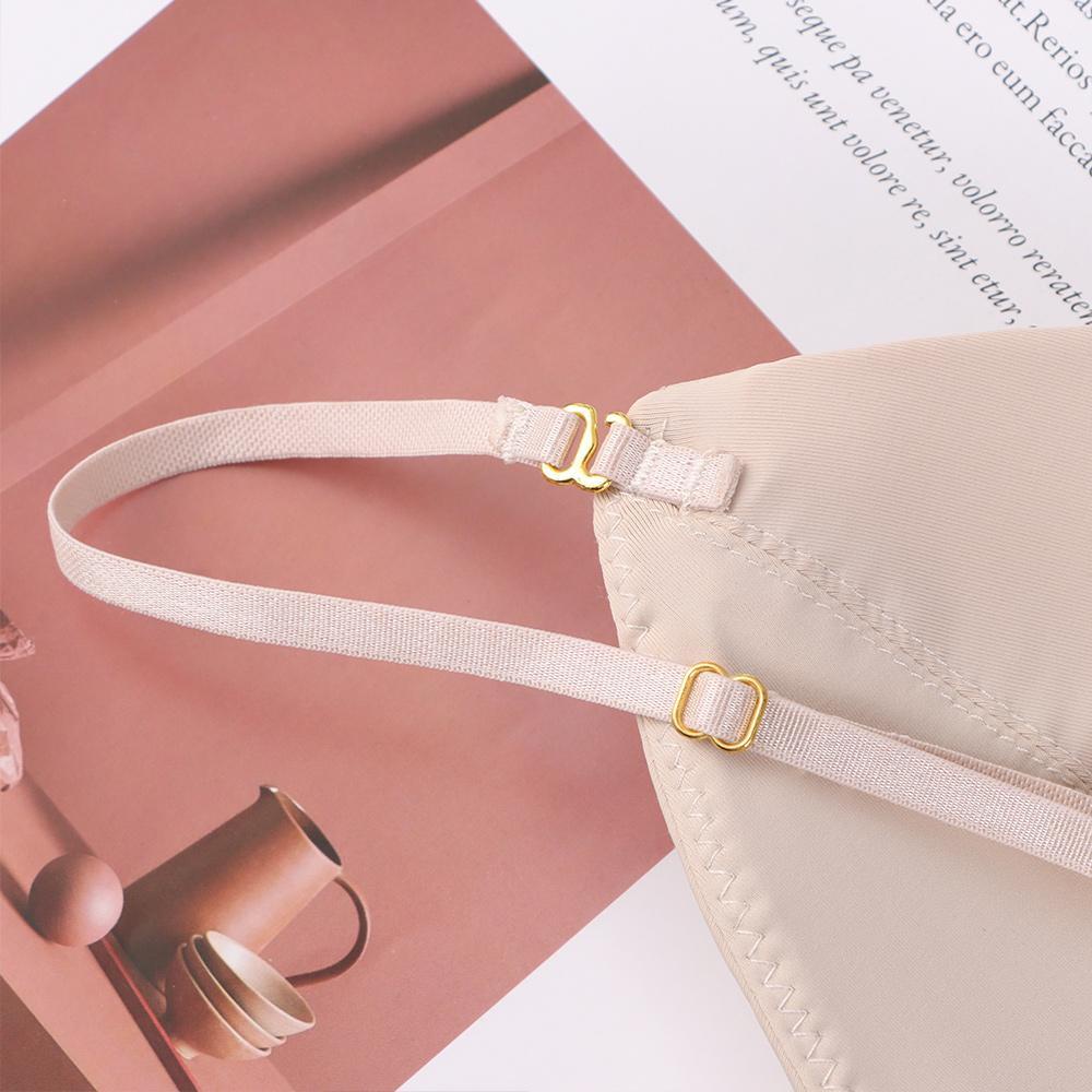 ROSE Áo Ngực Lụa Không Gọng Hở Lưng Quyến Rũ Cho Nữ