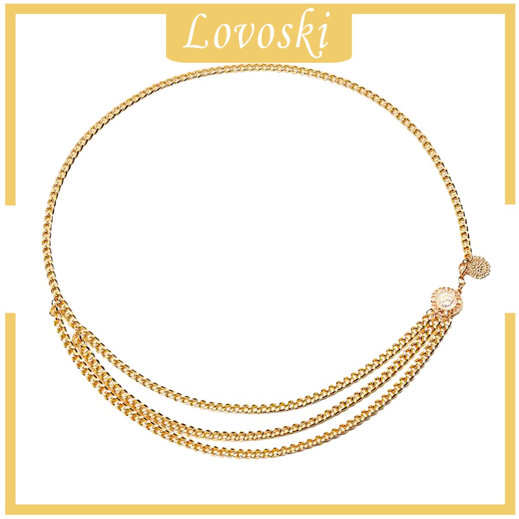 Dây thắt lưng phối tua hình mặt trời kiểu dáng thời trang cho nữ