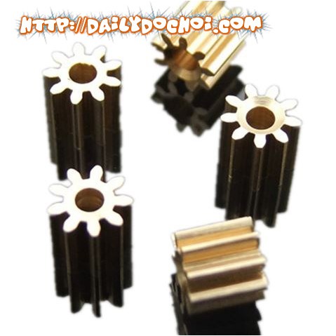 BR4D bánh răng đồng 9 răng đường kính 2mm giá 1 chiếc