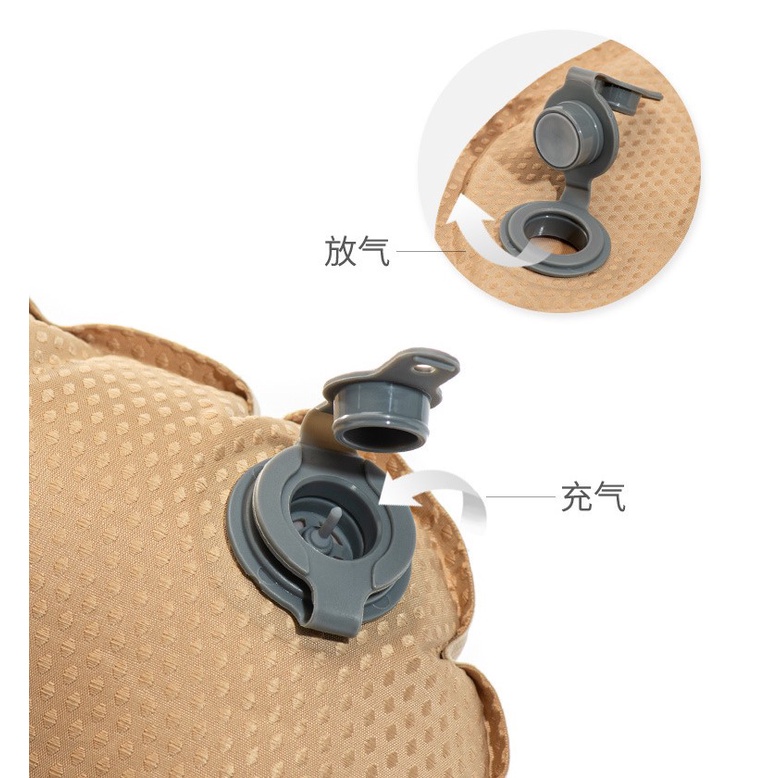 Gối hơi lót vải TPU dã ngoại Naturehike NH21ZT002
