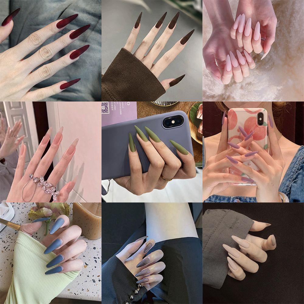 Hộp 24 Móng Tay Giả Đính Nơ Xinh Xắn MIHAN1