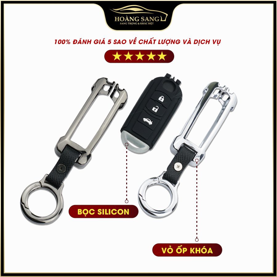 ốp chìa khóa mazda, bọc chìa khóa mazda3, mazda6, mazda2, mazdacx5 , mazdacx8, chất liệu metal cao cấp