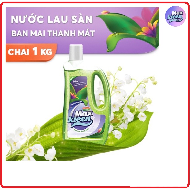 Nước Lau Sàn MAXKLEEN Chai 1Kg