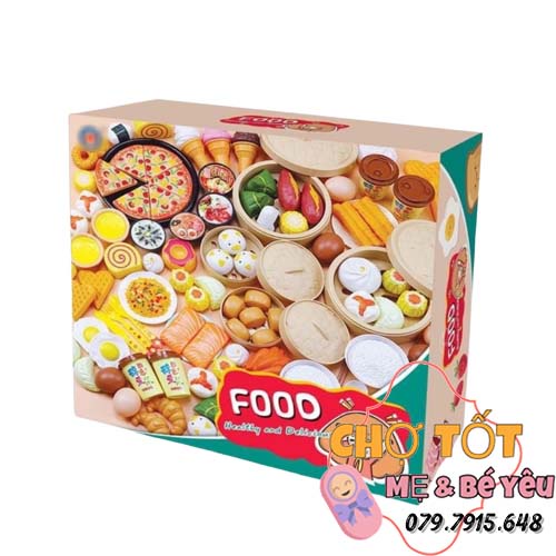 Bộ Đồ Chơi Nấu Ăn Dimsum 88 Chi Tiết Cho Bé thoả sức chế biến cho các đầu bếp tương lai