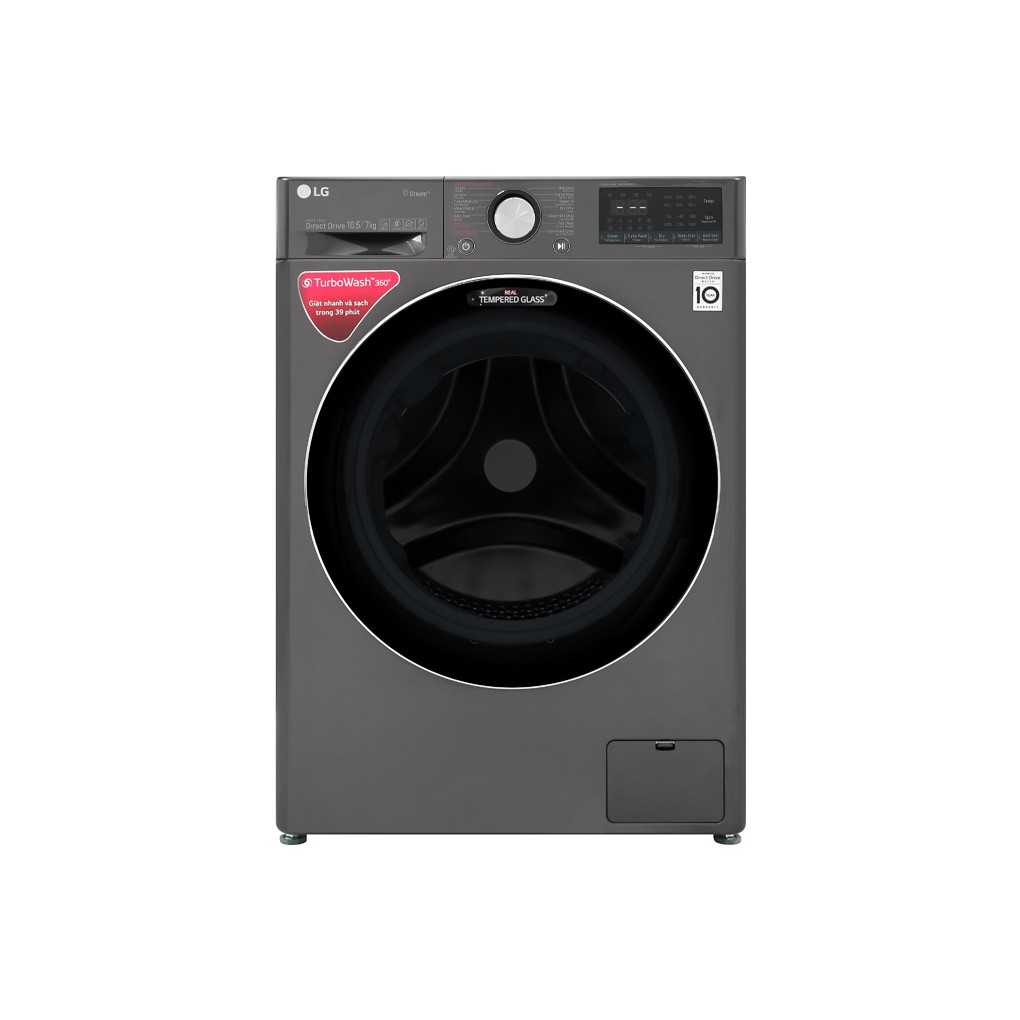 Máy giặt LG lồng ngang FV1450H2B 10.5 kg giặt , 7 kg sấy [ Miễn phí vận chuyển lắp đặt tại Hà Nội ]