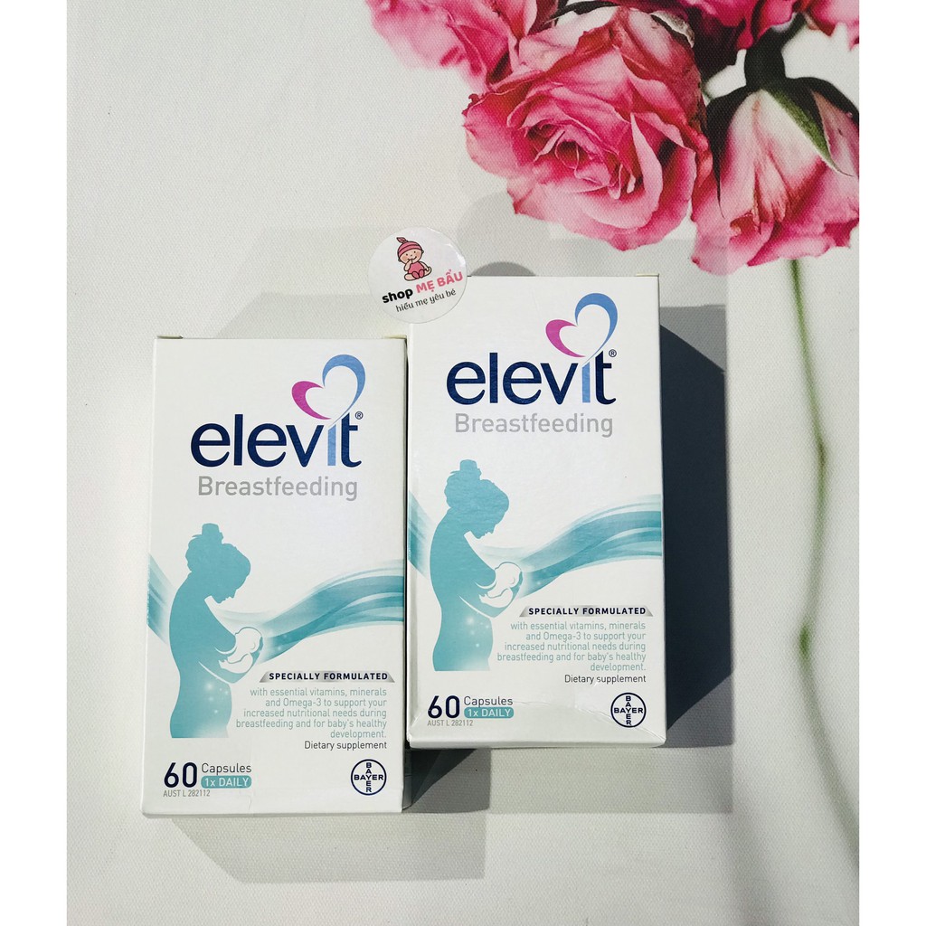 Vitamin cho mẹ sau sinh Elevit Breastfeeding Healthy Baby Healthy Mum