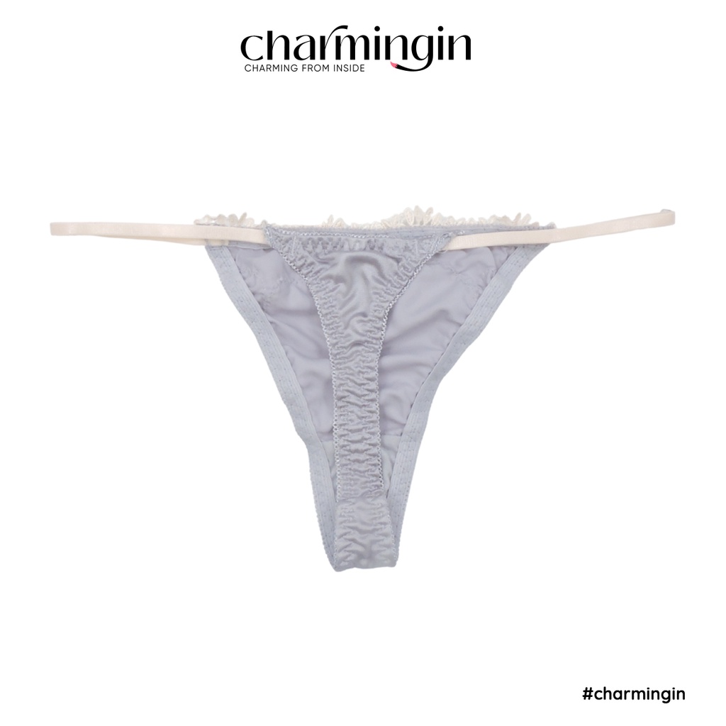 Quần lót T-back  satin dây lưng cao sexy cá tính - QLTB0003