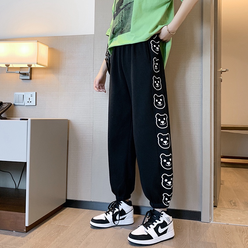 NRVP Quần Thể Thao Ống Rộng Phong Cách Thời Trang Hàn Quốc Dành Cho Nam Và Nữ