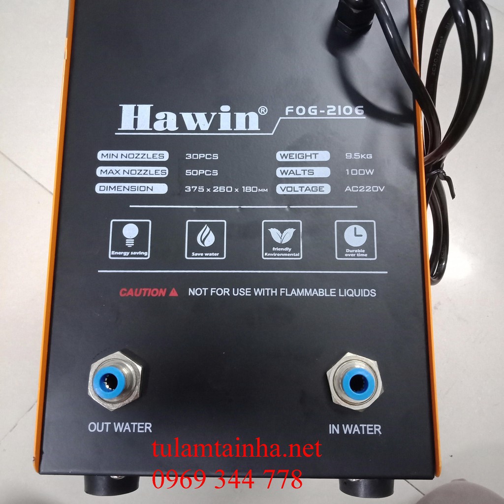 Máy phun sương Đài Loan Hawin F2106