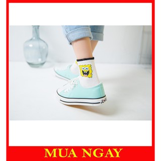Tất nữ cổ cao in hình hoạt hình cực đẹp TN27