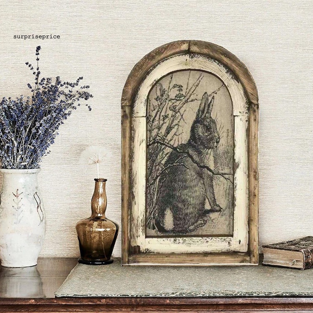 Tranh Giả Gỗ Trang Trí Nội Thất Tạo Hiệu Ứng Cửa Sổ Phong Cách Bắc Âu Độc Đáo