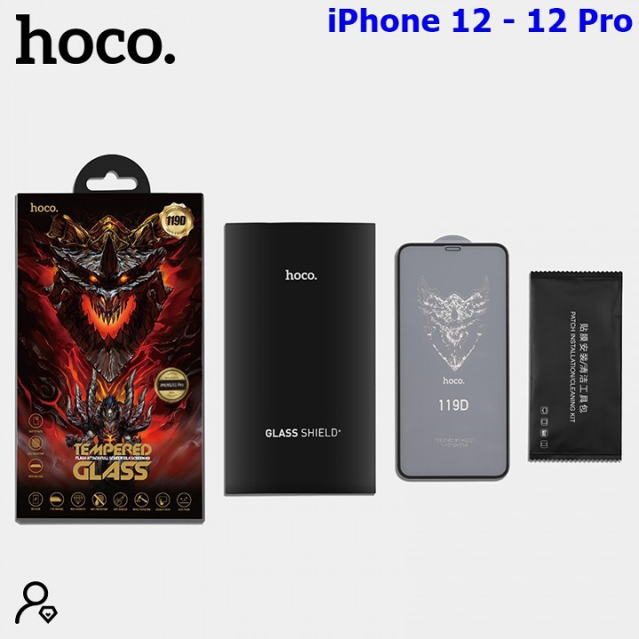 Dán Cường Lực iPhone 12 - 12 Pro Hoco DG1 119D Full Màn Hình