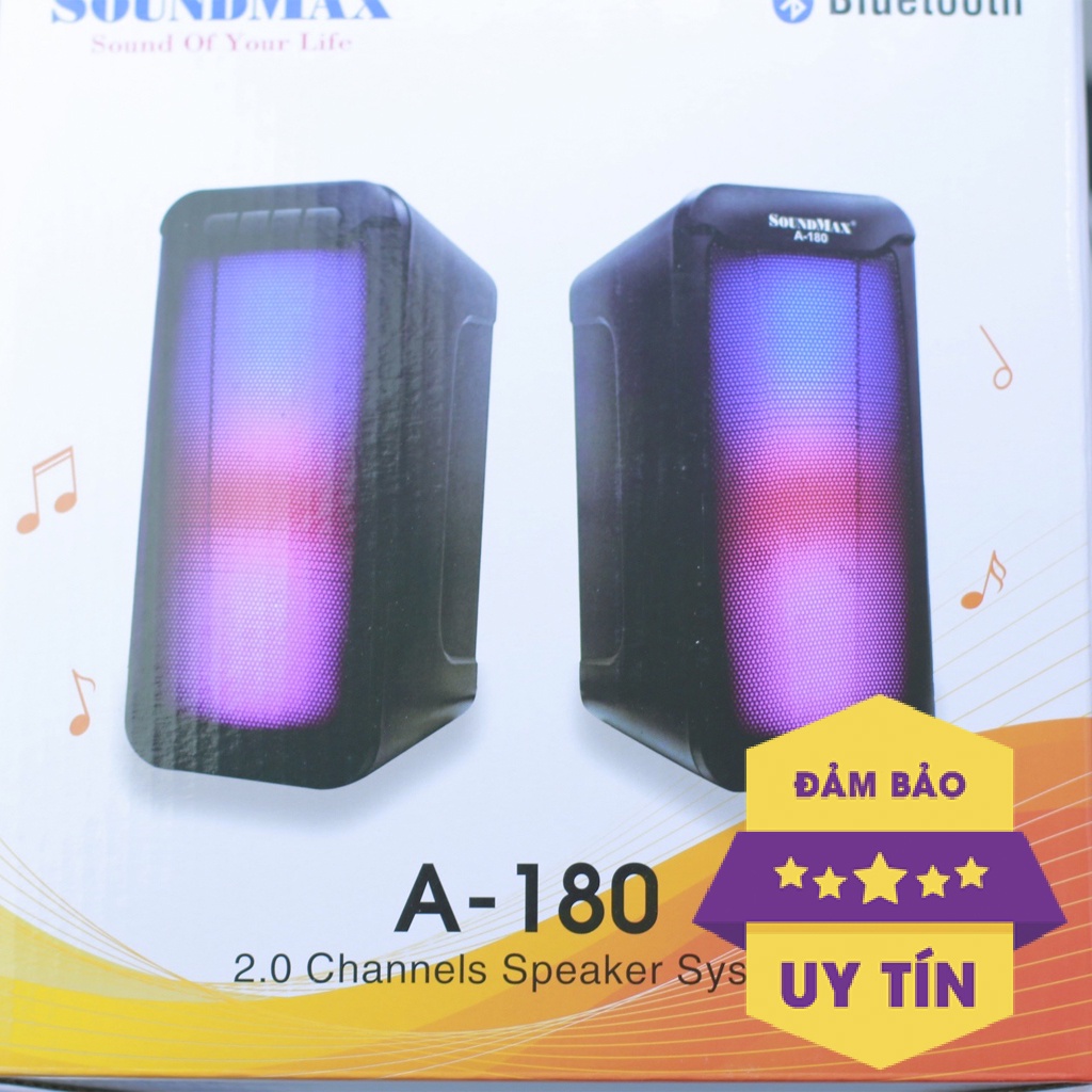 Loa Máy Vi Tính Soundmax A180 Loa Laptop Nghe Nhạc Loa Âm Thanh Để Bàn Có Dây và Bluetooth