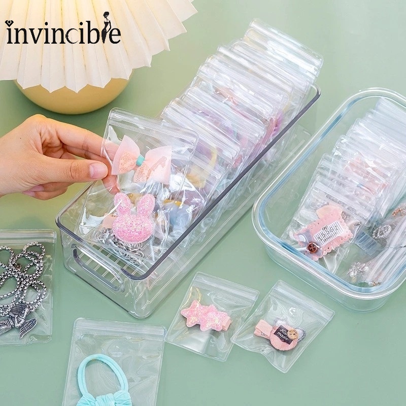 Hộp Đựng Trang Sức Chống Oxy Hóa/Bụi Bẩn Trong Suốt Nhiều Kích Thước Tiện Dụng