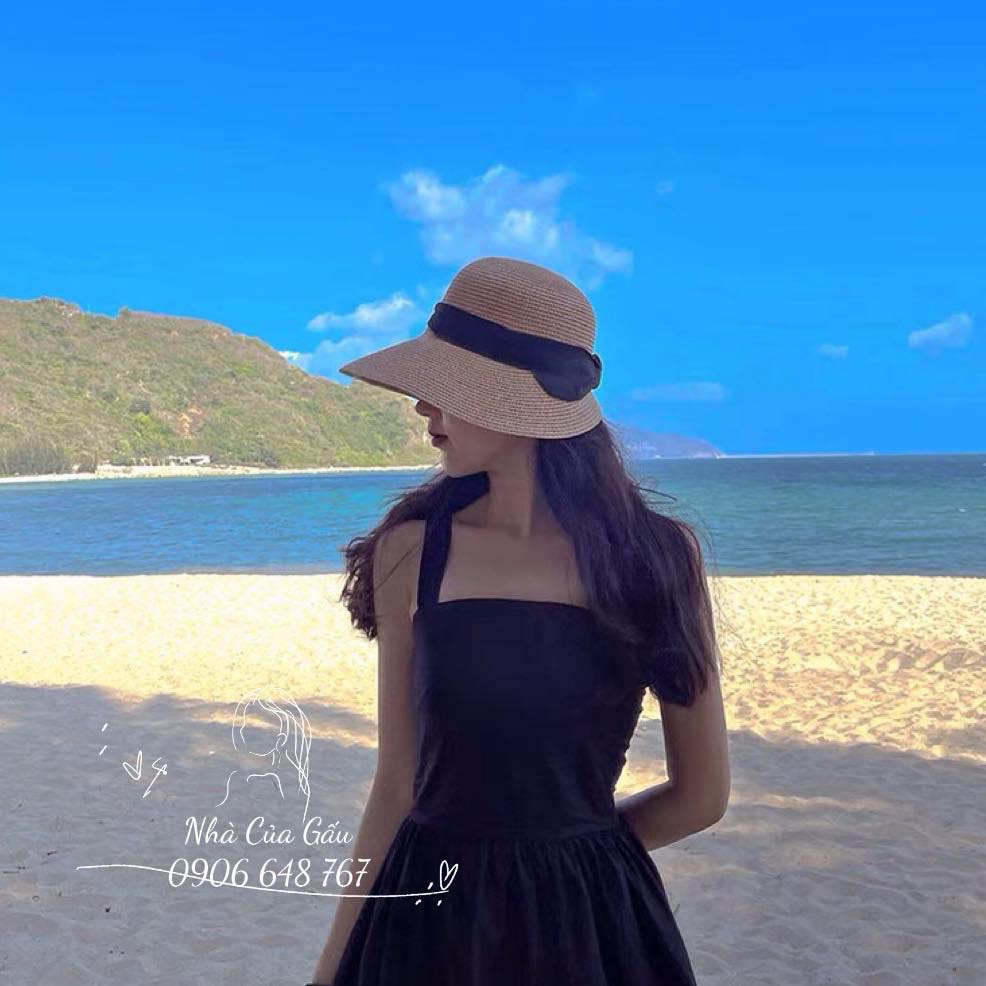 Nón cói nơ mới cho chị em diện đi biển rồi đây, xinh quá là xinh mà giá đẹp xỉu