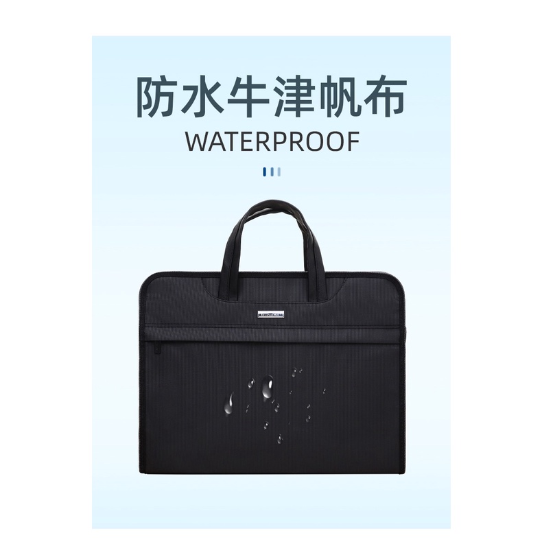 Túi xách vải Canvas đựng tài liệu A4 chống thấm nước in họa tiết thời trang cho nam | BigBuy360 - bigbuy360.vn