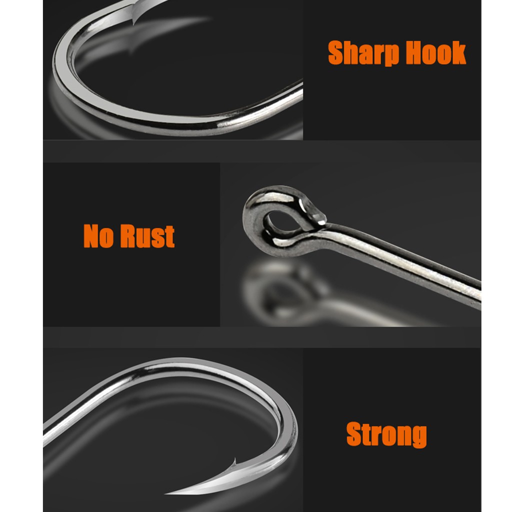 100lưỡi câu thủ công thép trắng chuyên rô,Lưỡi Câu Tháp Vàng Siêu Bén, Lưỡi Câu Cá Chép Rô Phi/Fishing Hook