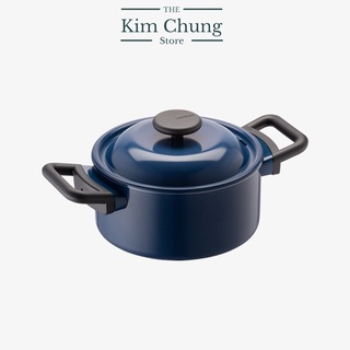 Nồi decor lock&lock lòng phủ chống dính lde1204ih 20cm - màu navi
