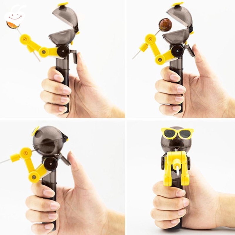 Giá Đỡ Kẹo Mút / Đồ Chơi Robot Chống Bụi Cho Trẻ Em